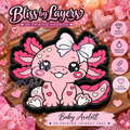 Baby Axolotl – Cute Pink 3D Printed Trinket Tray