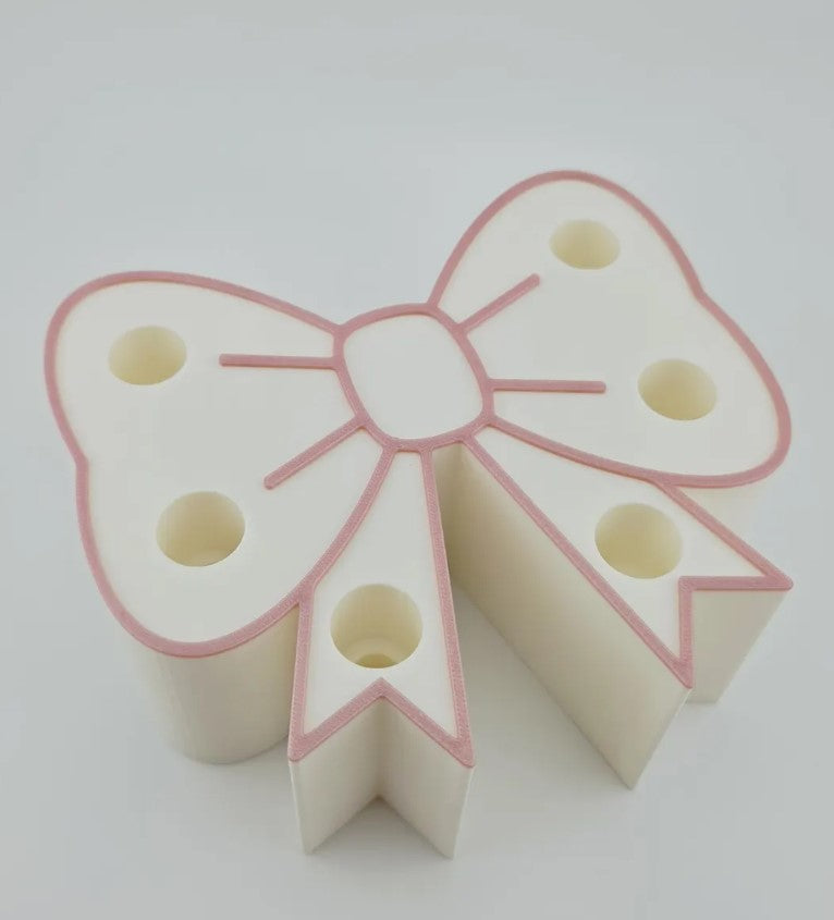 Bow 6 Pen Display Stand | Custom 3D Printed Pen Holder 🎀