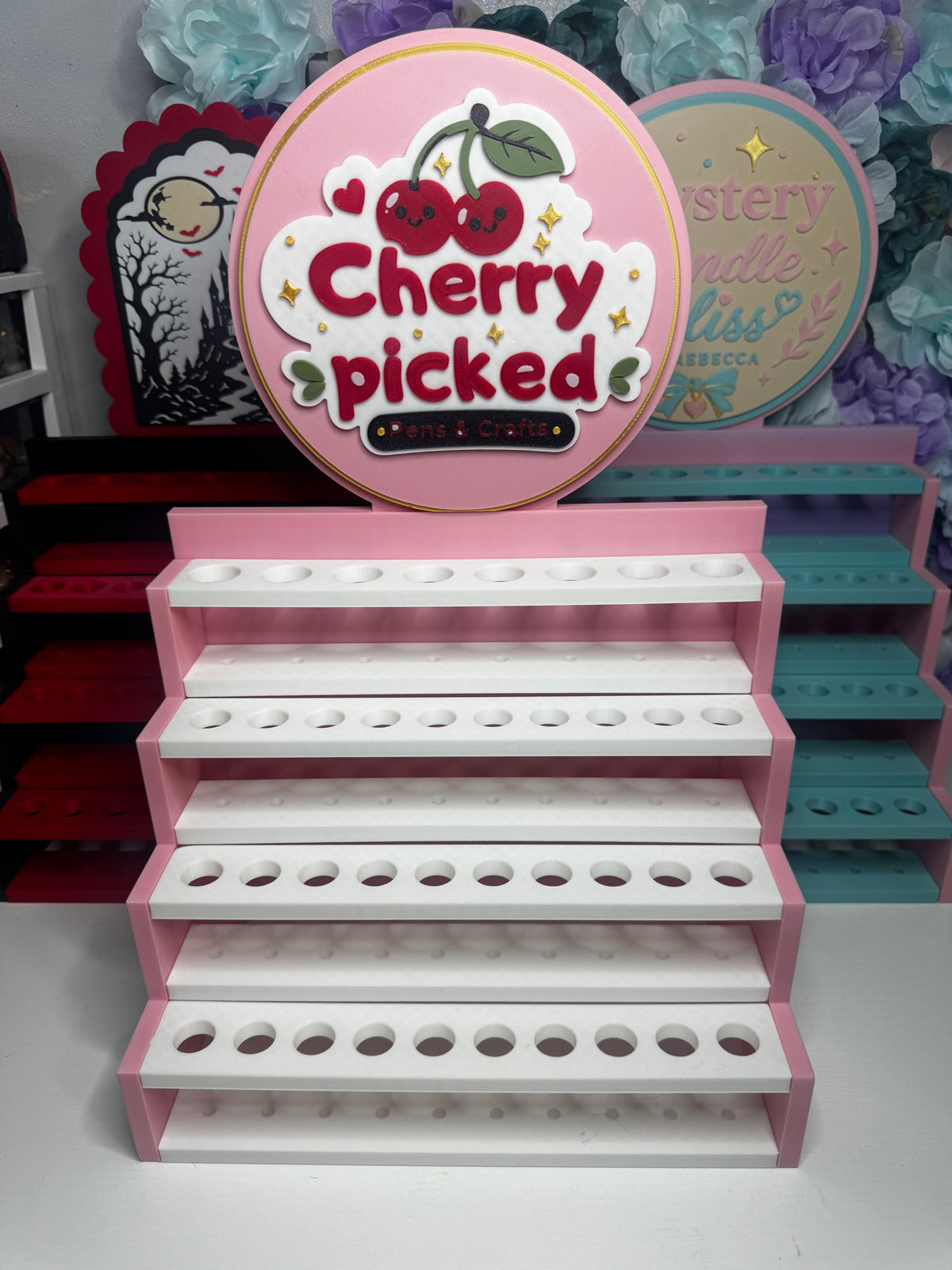 XXL Personalised Pen Display | Custom 3D Printed Beaded Pen Stand