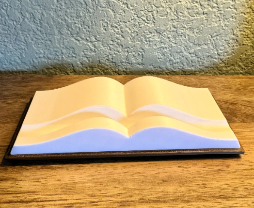 Open Book Kindle Stand | 3D Printed E-Reader & Tablet Holder