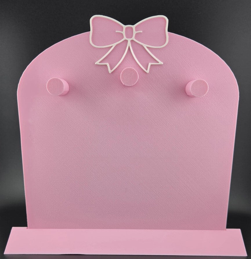 Bow 3 Keyring Display Stand – 3D Printed 🎀