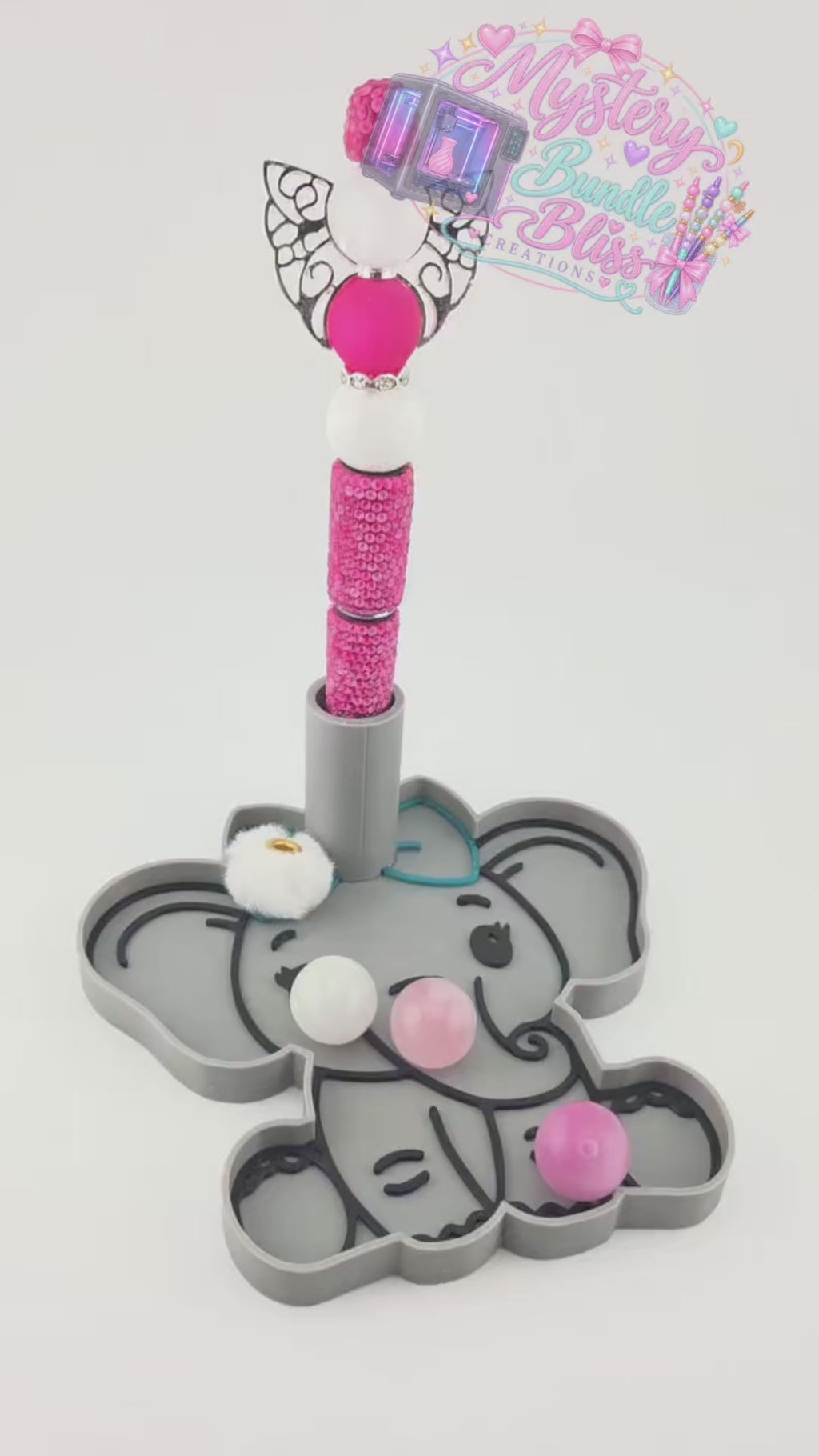 Elephant Bead Tray | 3D Printed Craft Organiser