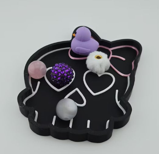 Cute Skull & Bow Trinket Tray – 3D Printed 💀🎀