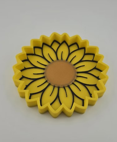 Sunflower Trinket Tray – 3D Printed 🌻✨
