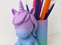 Large 3D Unicorn Pen Pot